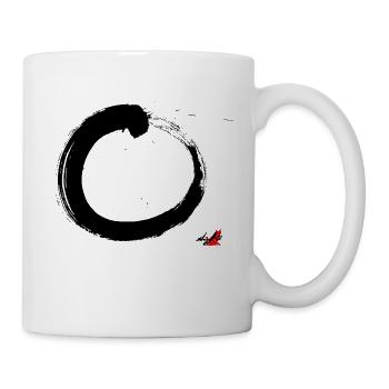 JANTE ZEN NOIRE - Mug blanc - blanc - Droite