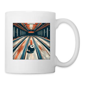 Bowling / Quilles / Bowling / Pin / Strike - Mug blanc - blanc - Droite
