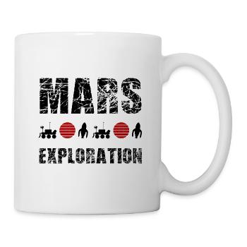 Das Raumfahrt Entdecker Team - Tasse - Weiß - Rechts
