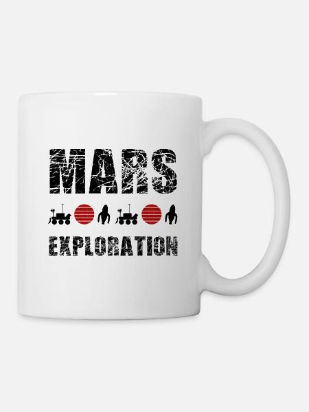Das Raumfahrt Entdecker Team - Tasse - Weiß