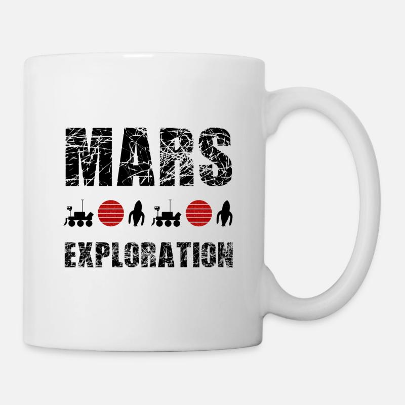 Das Raumfahrt Entdecker Team - Tasse - Weiß