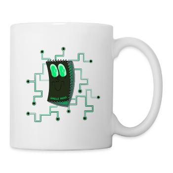 LÄCHELN MOD - Tasse - Weiß - Rechts
