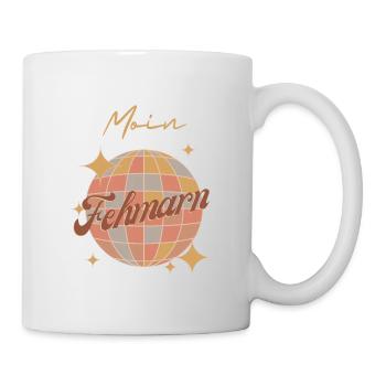 Moin Fehmarn Île de la mer Baltique Vacances Rétro Vintage - Mug blanc - blanc - Droite