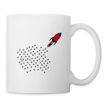 Le projet Moon Investor - Mug blanc - blanc - Droite