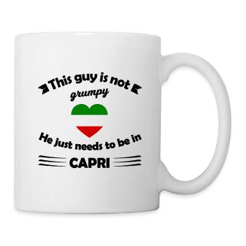 Die Reise nach Capri - Tasse - Weiß - Rechts
