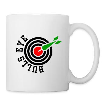 Bulls Eye Darts Darts Player Dartboard Dart Fans - Mug - white - Right