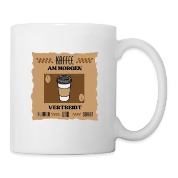 Coffee Saying - Mug - white - Right
