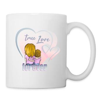 true love forever - Tasse - Weiß - Rechts