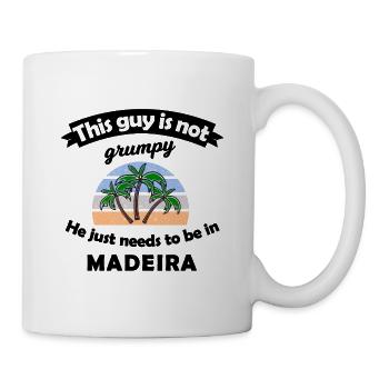 Vacances à Madère - Mug blanc - blanc - Droite