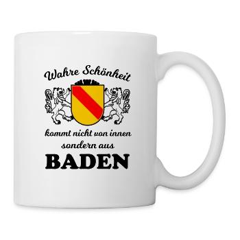 Aus dem schönen Badnerland - Tasse - Weiß - Rechts