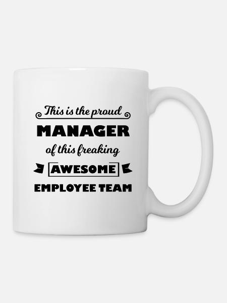Der beste Chef - Tasse - Weiß