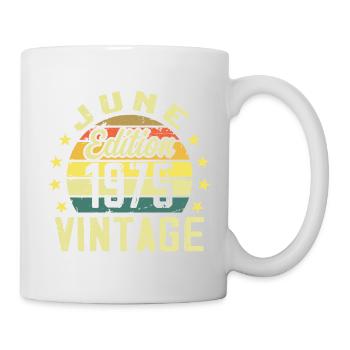 June 1975 June Retro Birthday Gift June 1975 - Mug - white - Right