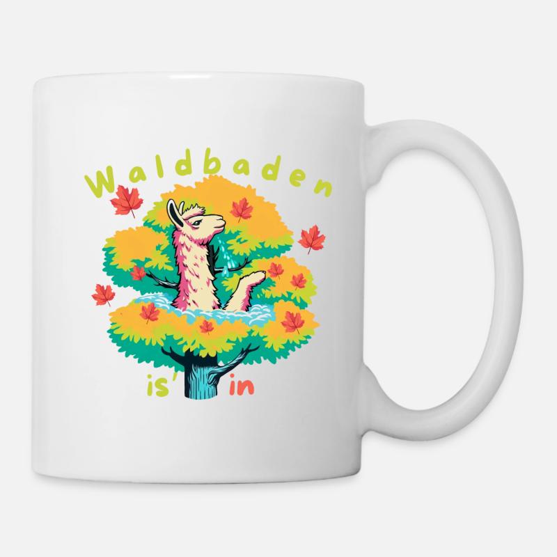 Waldbaden - Tasse - Weiß