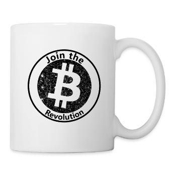 Werde Teil der Revolution - Tasse - Weiß - Rechts