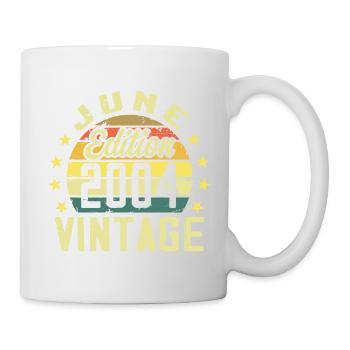 Juin 2004 Juin Cadeau Anniversaire June 2004 Rétro - Mug blanc - blanc - Droite