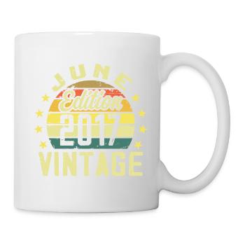 June 2017 June Retro June 2017 Birthday Gift - Mug - white - Right