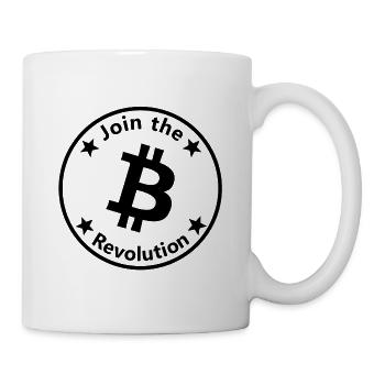 Die Krypto Revolution startet - Tasse - Weiß - Rechts