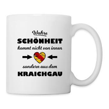 Zuhause im schönen Kraichgau - Tasse - Weiß - Rechts