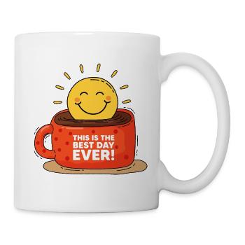 Sun and coffee - Mug - white - Right