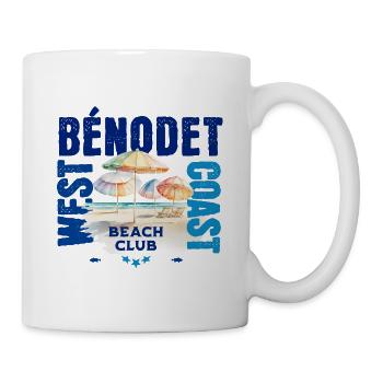 Bénodet Beach club - Mug - white - Right