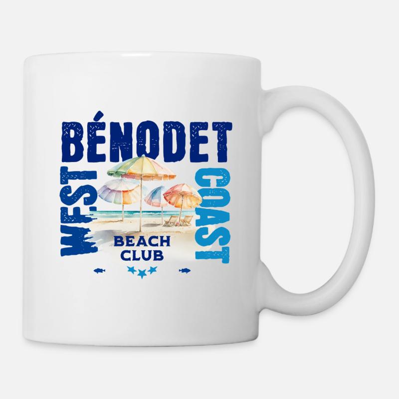 Bénodet Beach club - Mug - white