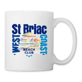 St. Briac Beach Club - Tasse - Weiß - Rechts