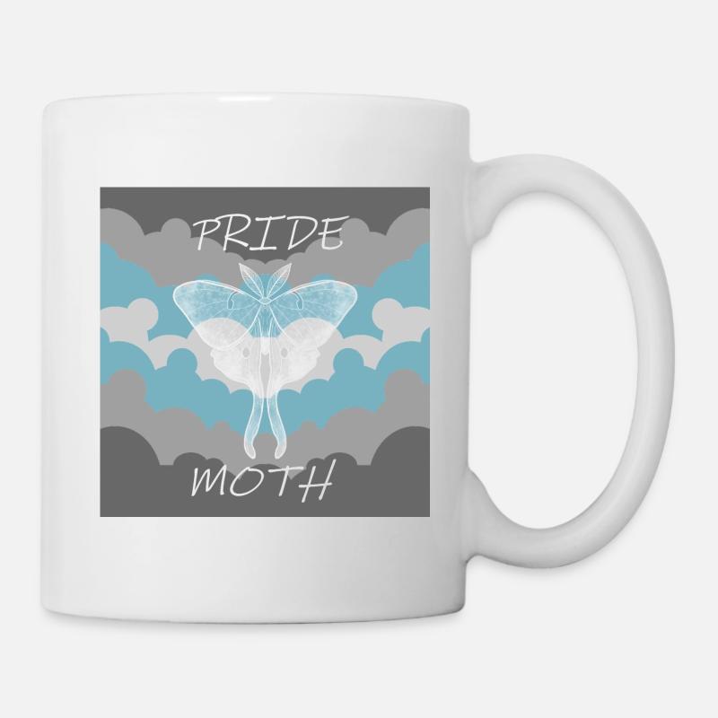 DEMI-PAPILLON DE LA FIERTÉ - Mug blanc - blanc