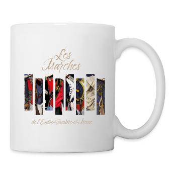 Costumes des Marches de l'Entre-Sambre-et-Meuse - Mug blanc - blanc - Droite