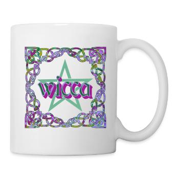 Cadre Celtique Wicca E 230 - Mug blanc - blanc - Droite