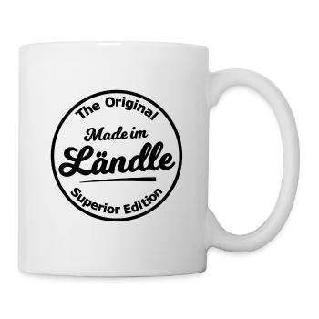 Hergestellt im Ländle - Tasse - Weiß - Rechts