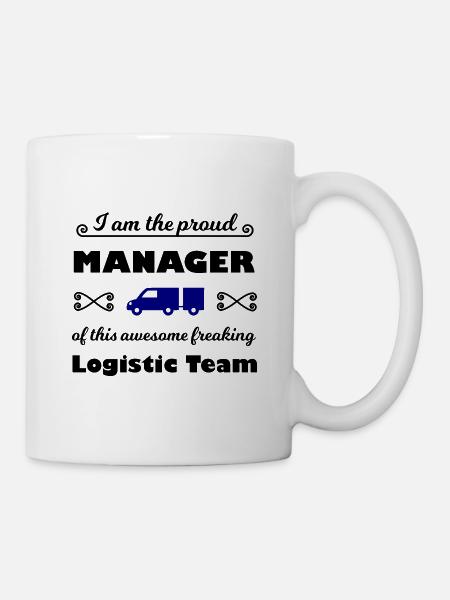Der beste Logistik Chef - Tasse - Weiß