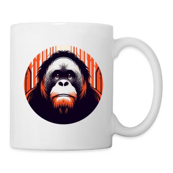 Orang-Utan - Tasse - Weiß - Rechts