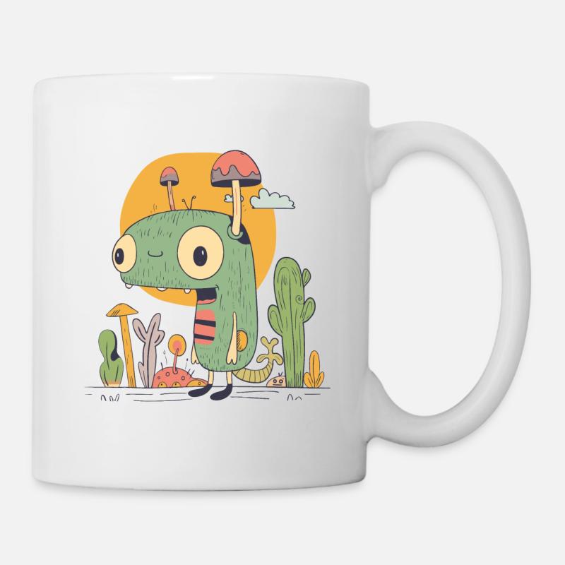 Little monster in nature - Mug - white