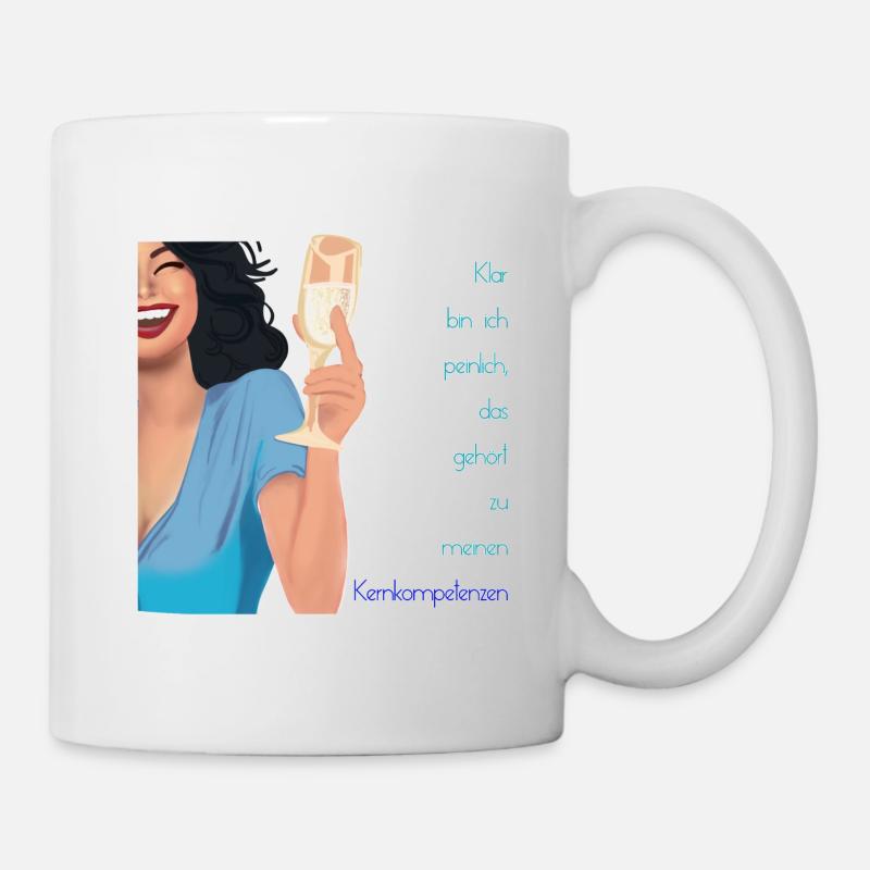 ProllyPolly kann peinlich - Tasse - Weiß