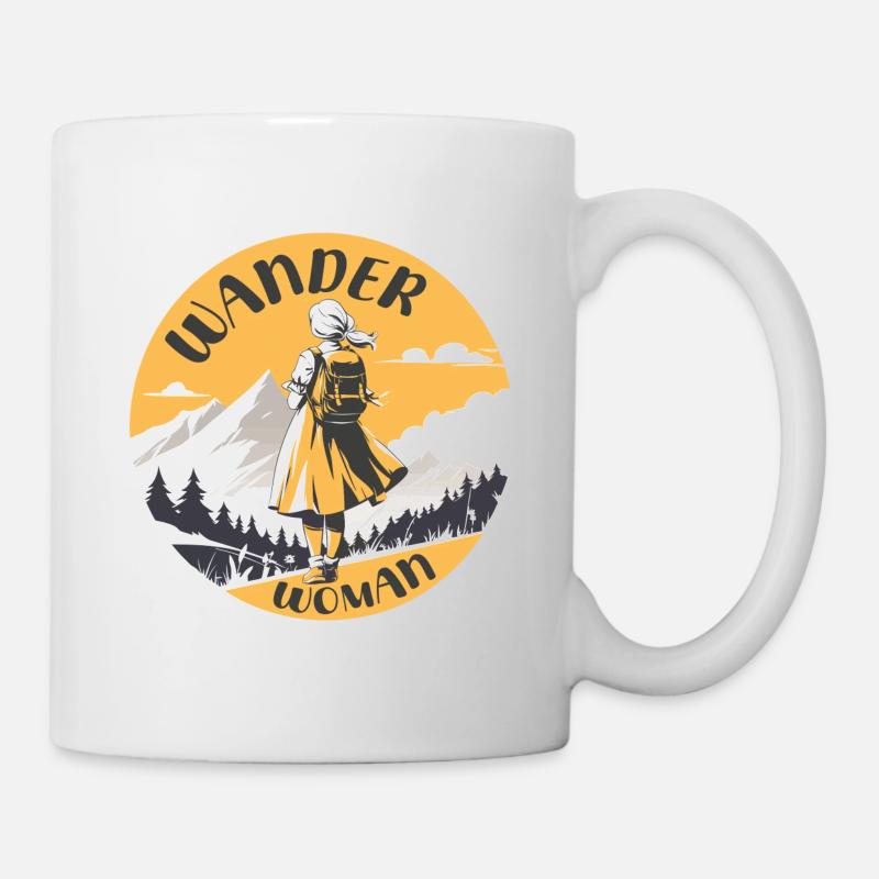Wander Woman Retro Style - Mug - white