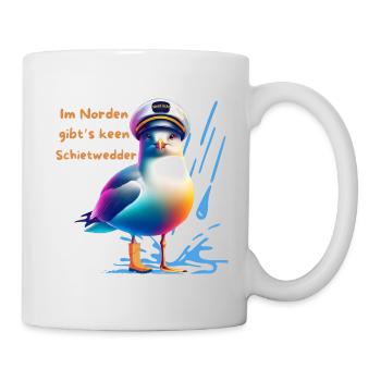 Aurore boréale - Mug blanc - blanc - Droite