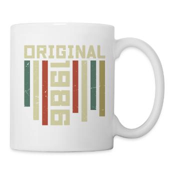 1986 Cadeau Rétro 1986 Cadeau Anniversaire 38 ans - Mug blanc - blanc - Droite