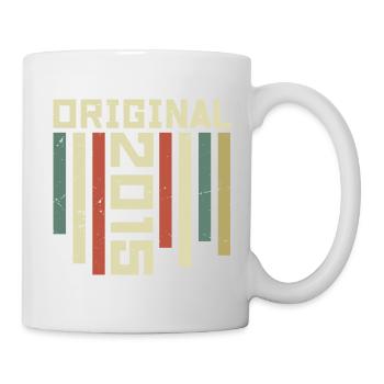 2015 Cadeau Rétro 2015 Cadeau Anniversaire 9 ans - Mug blanc - blanc - Droite