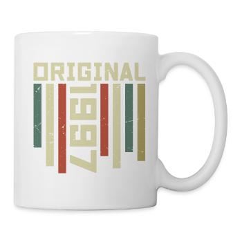 1997 Retro Geschenk 1997 27 Jahre Jubiläum Geschenk - Tasse - Weiß - Rechts