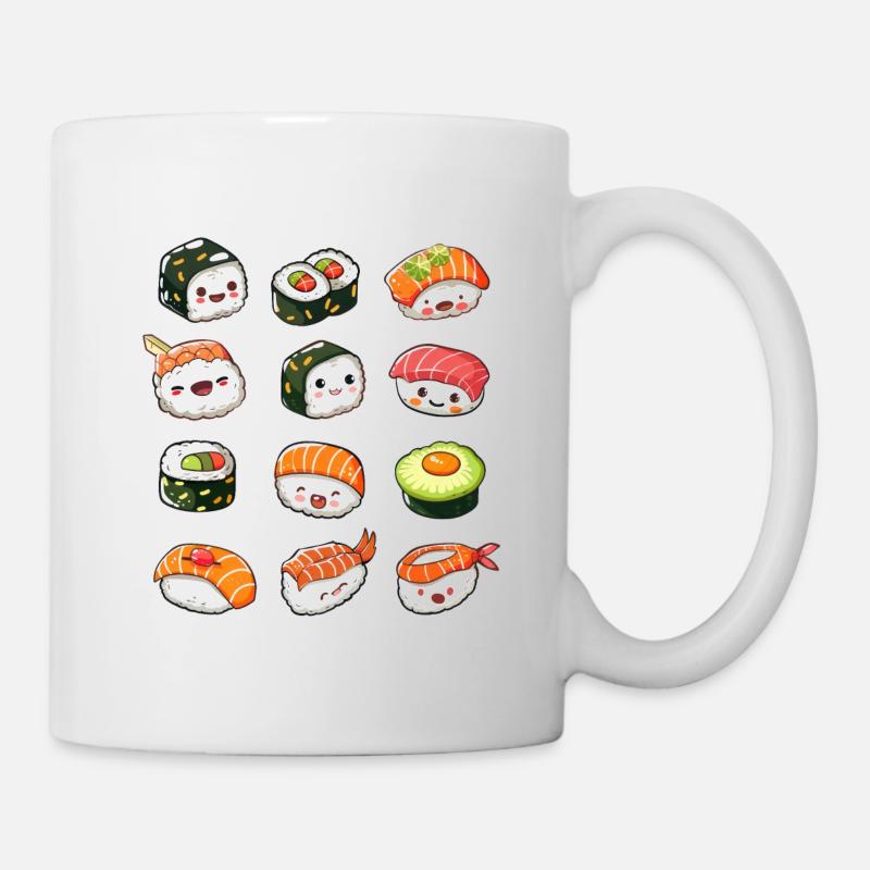 Kawaii Sushi Japan - Tasse - Weiß