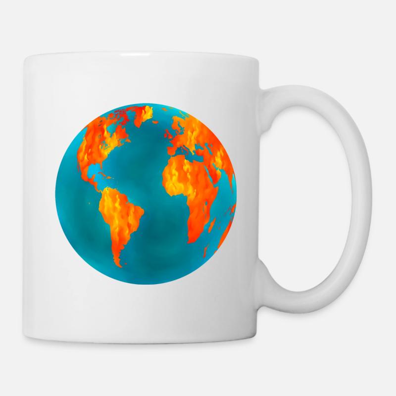 Earth Fire and Ice - Tasse - Weiß