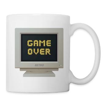 CRT Design - Game Over - Mug - white - Right