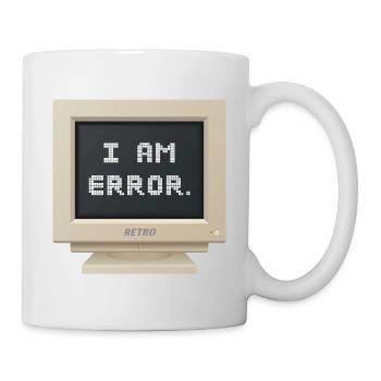 CRT Design - I AM ERROR - Mug - white - Right