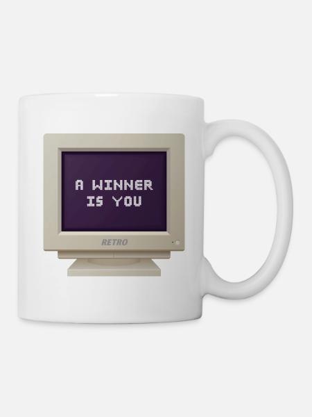 CRT Design - Ein Gewinner sind Sie - Tasse - Weiß