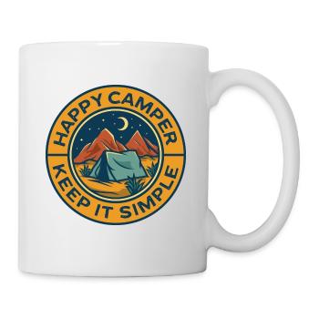 Camping camping-car - Mug blanc - blanc - Droite