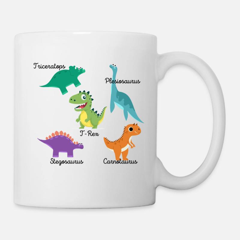 Dinos - Tasse - Weiß