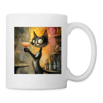 Cocktail et Moustaches - Mug blanc - blanc - Droite