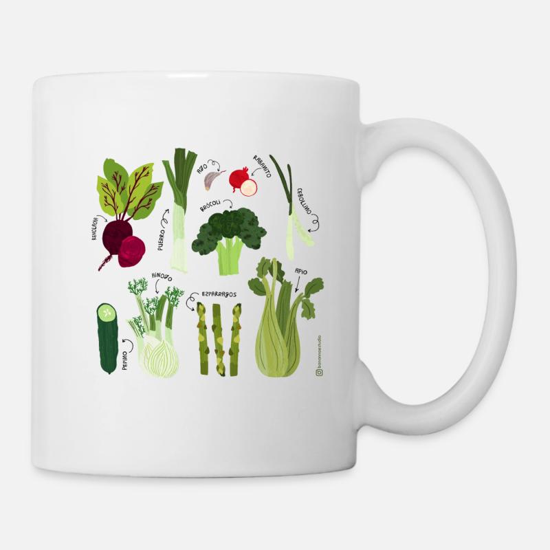 Entzückendes Gemüse - Tasse - Weiß