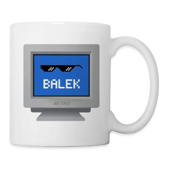 CRT design - "Balek" - Mug blanc - blanc - Droite