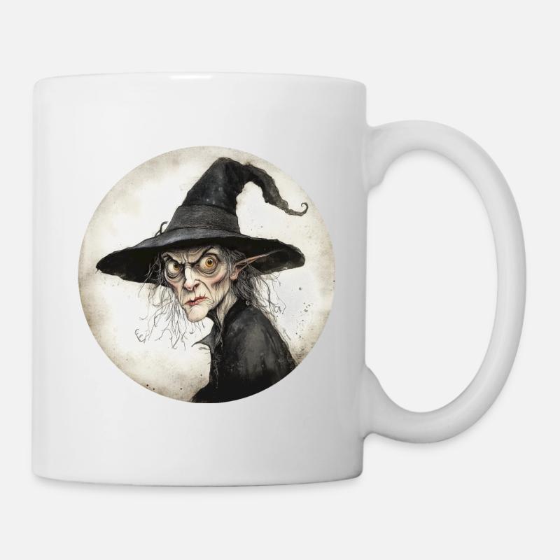 Hexe - Tasse - Weiß